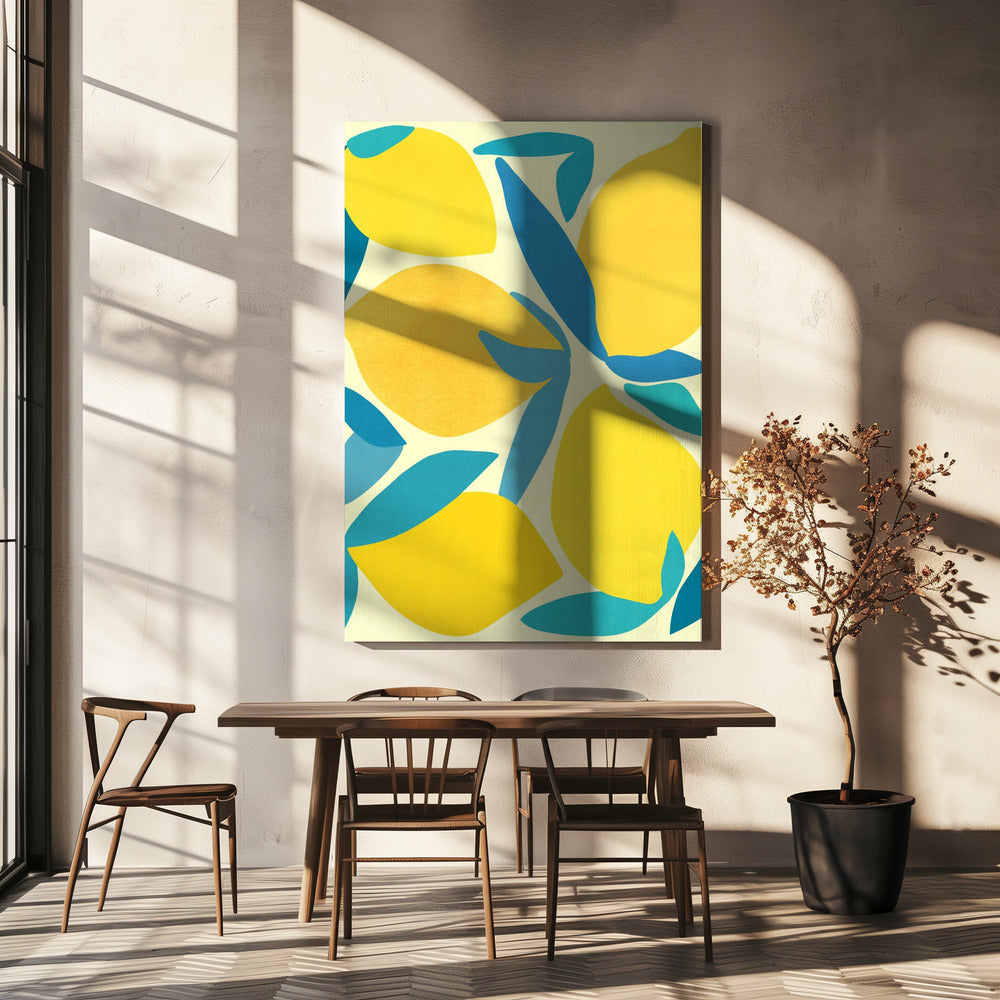 Lemon Shapes | Canvas