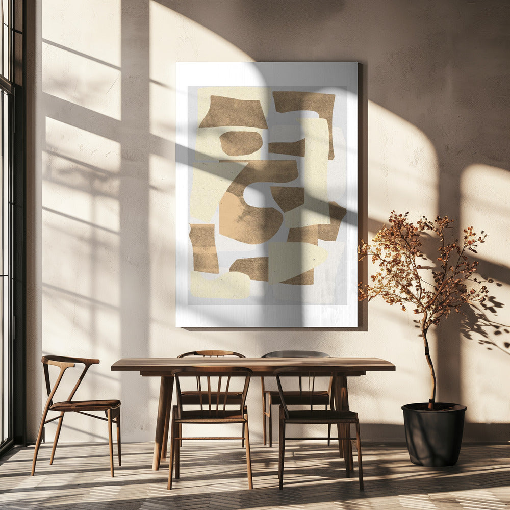Earthy Fragments | Canvas