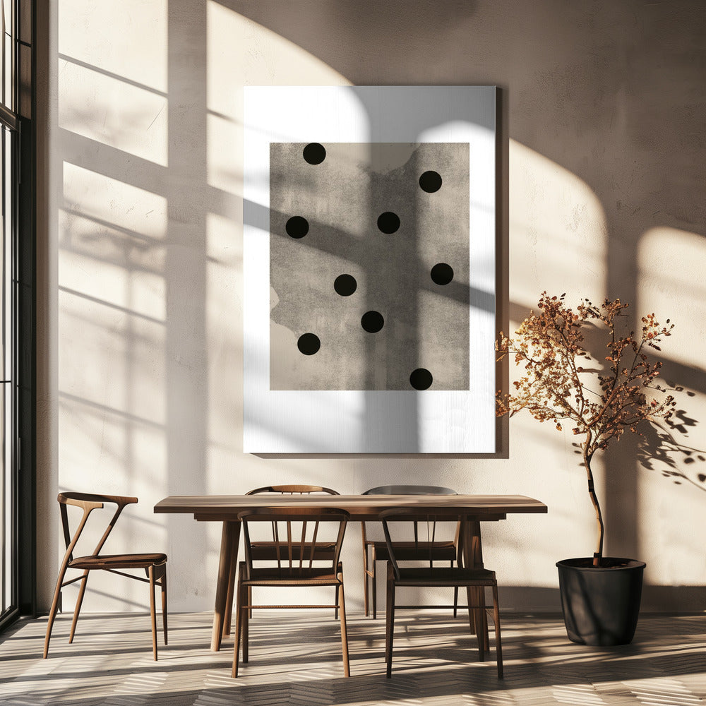 Monochrome Circles | Canvas