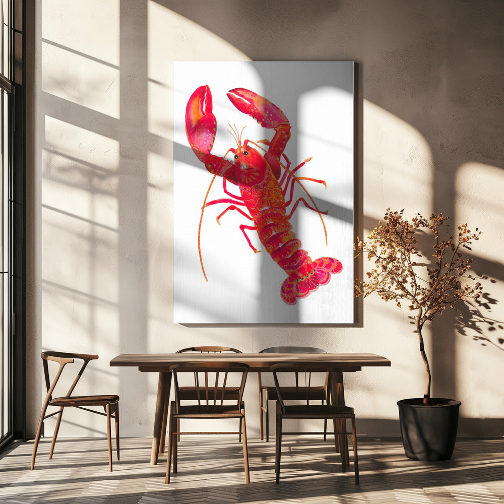 Patterned Lobster | Canvas
