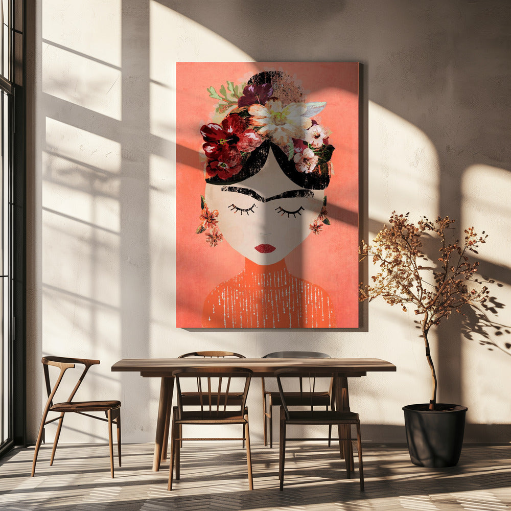 Frida (Peach) | Canvas