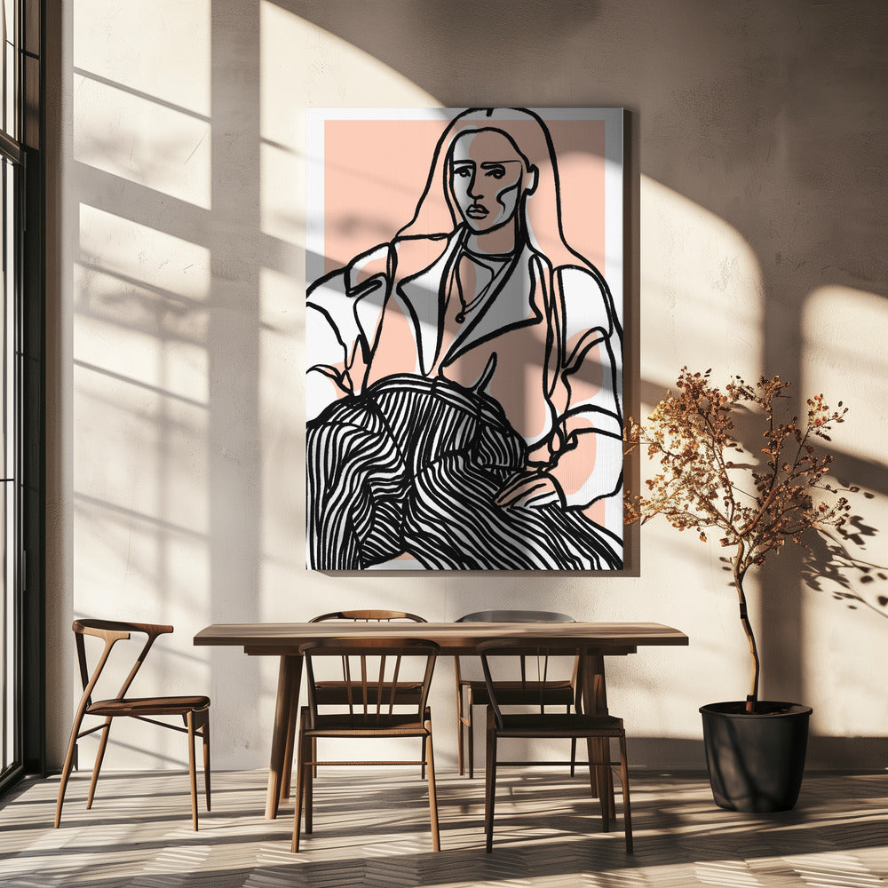 Do You Remember (Peach) | Canvas