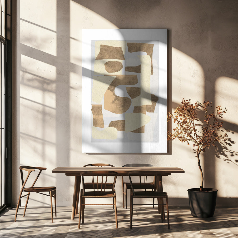 Earthy Fragments | Canvas