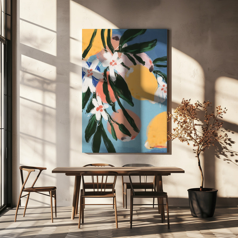 Lemon Blossom Breeze | Canvas