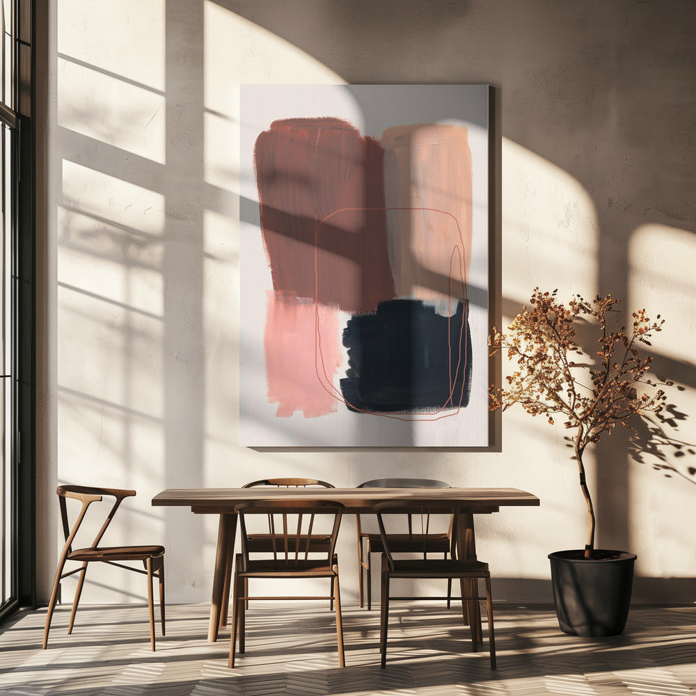 Abstract Brush Strokes 120 | Canvas