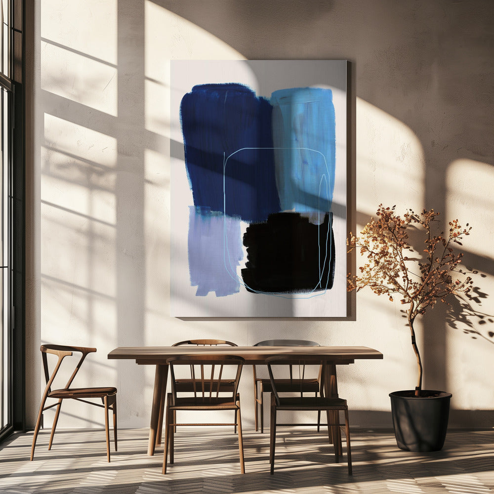 Abstract Brush Strokes 120x | Canvas