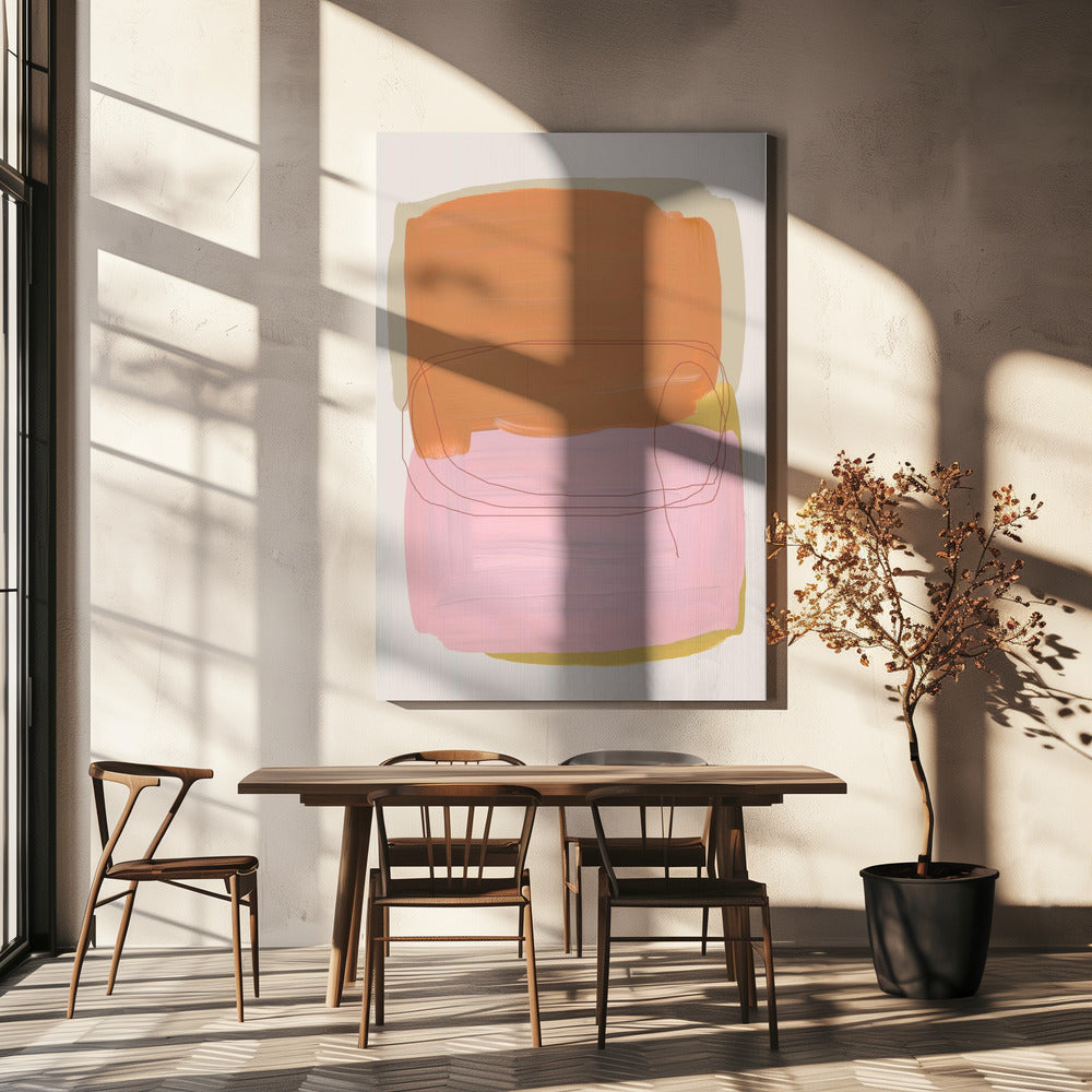 Abstract Brush Strokes 121 | Canvas