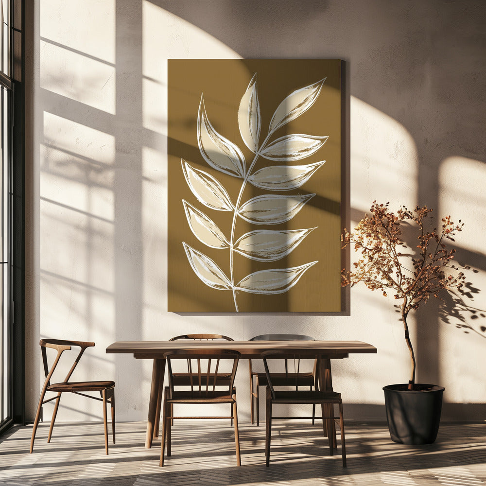 Brown Leaves | Canvas