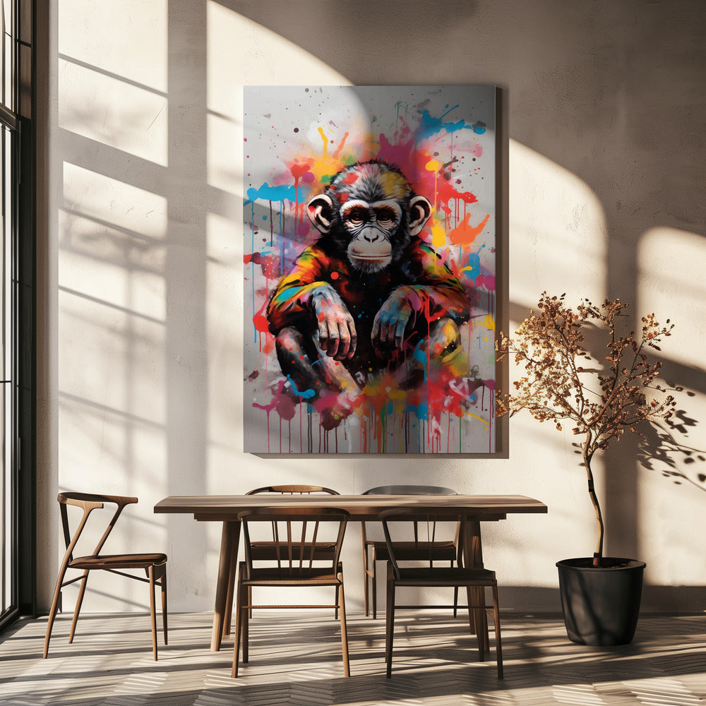 Monkey Pop Art | Canvas