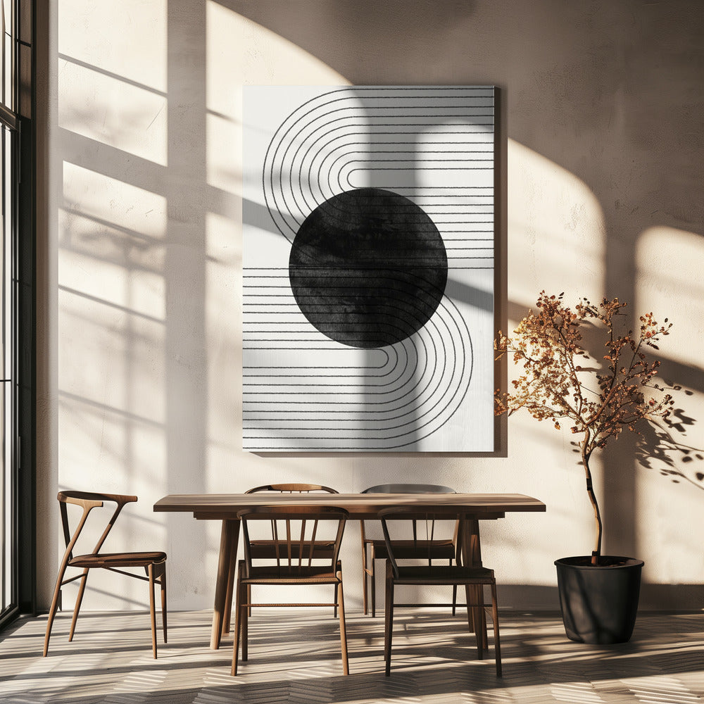 Orbiting Lines | Canvas
