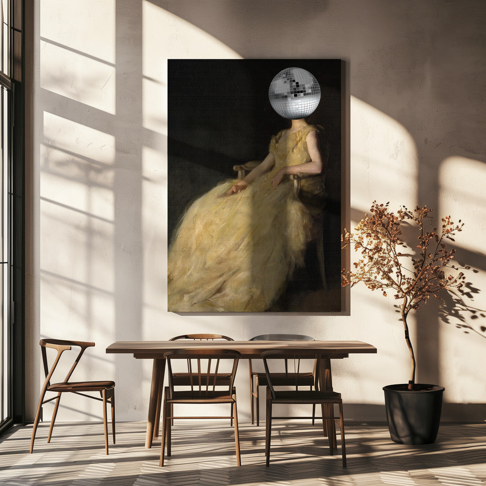 Disco Head Vintage Collage | Canvas