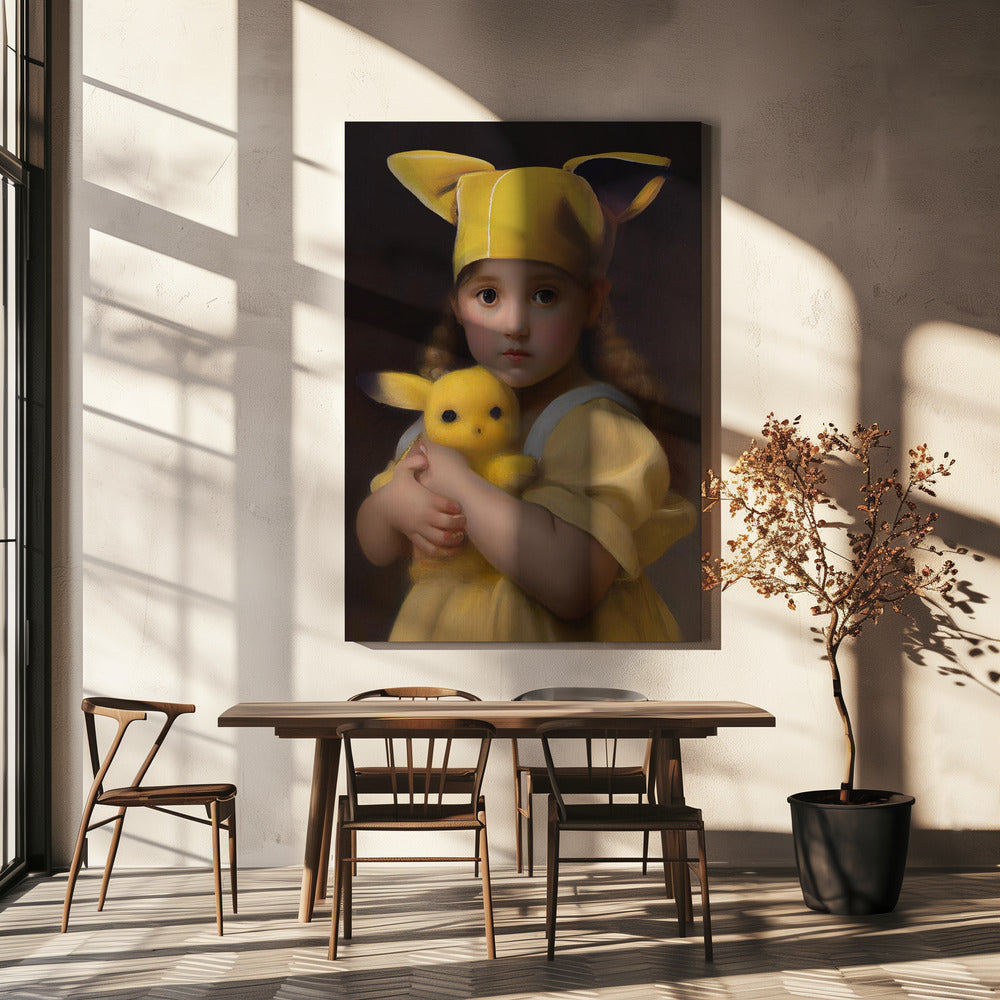 Kawaii Little Girl | Canvas
