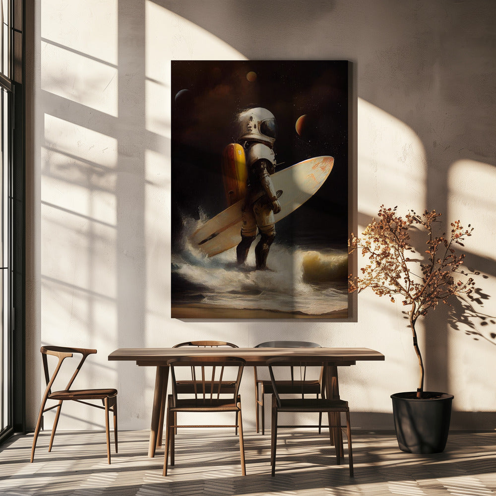 My Space Surfing Day | Canvas