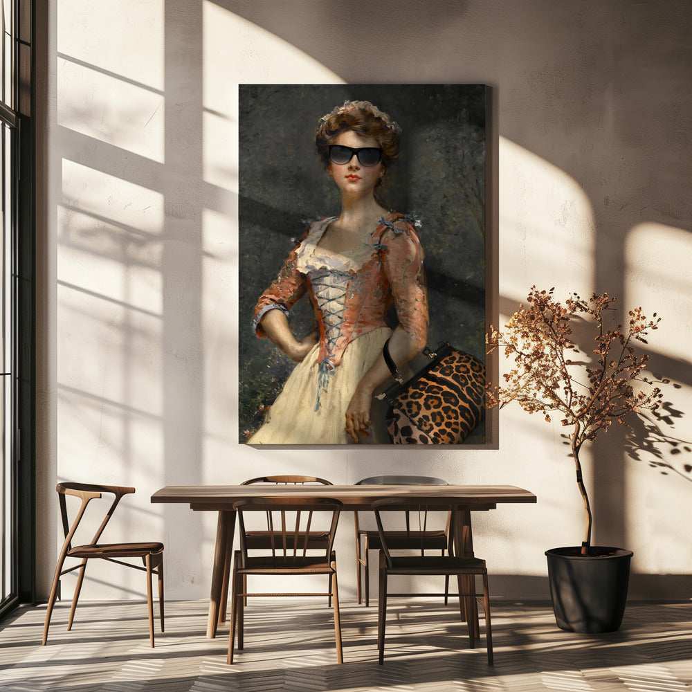 Vintage Chic Girl | Canvas