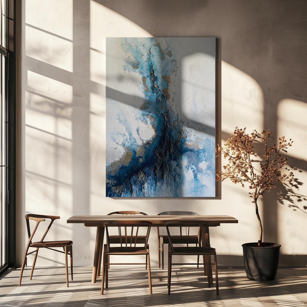 Coastal relief art - Release | Canvas