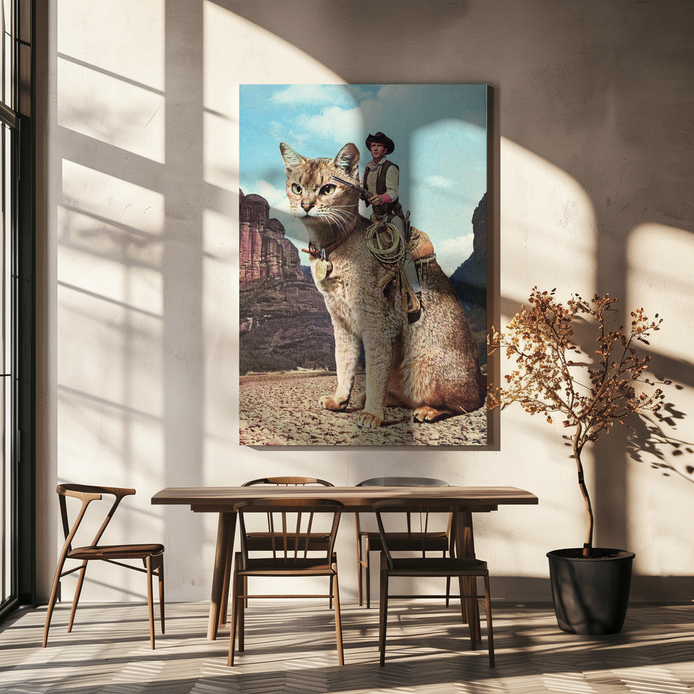 Cat Lone Ranger | Canvas