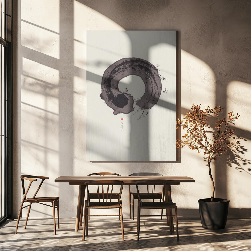 Dual Existence Ensō | Canvas