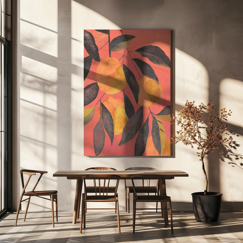 Vibrant Pear Grove | Canvas