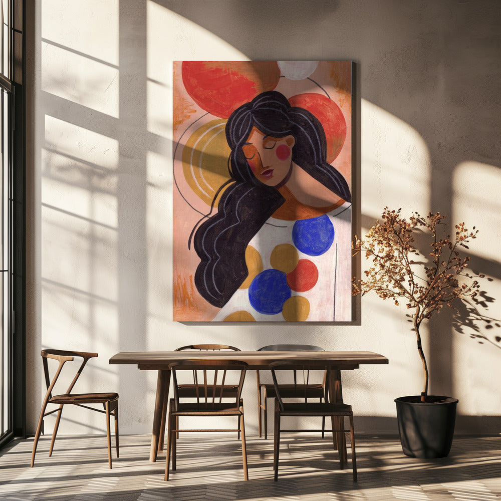 Woman in Thoughts | Canvas