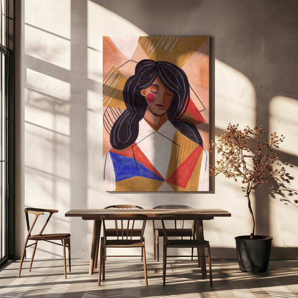 Woman in Thoughts | Canvas