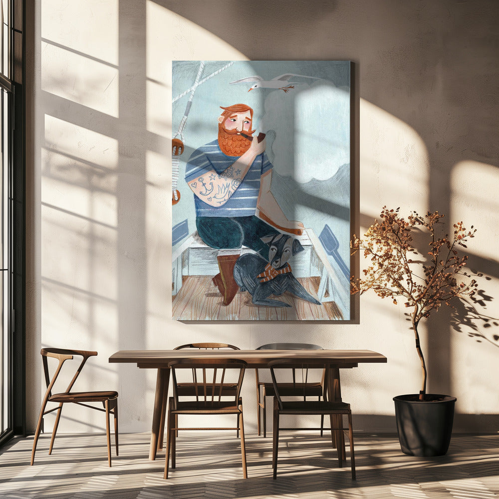 Skipper and Dog | Canvas