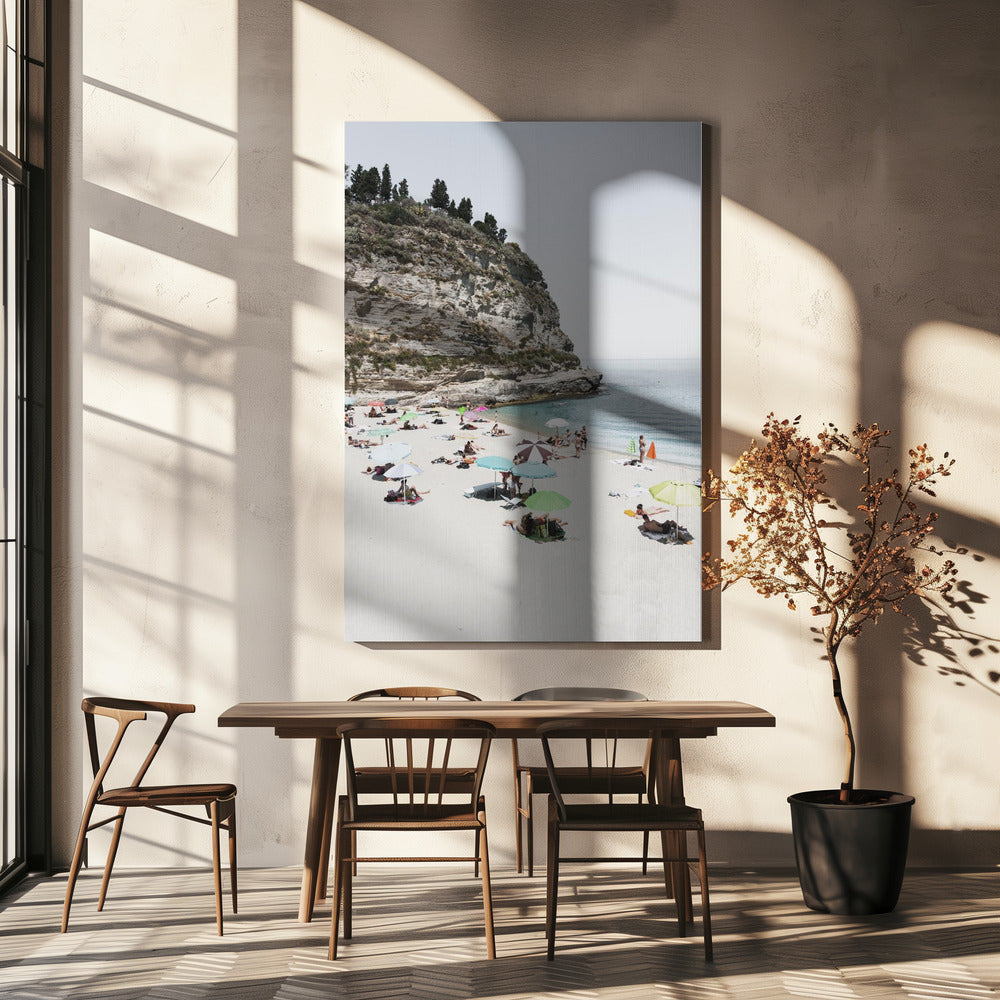 Italian beach | Canvas