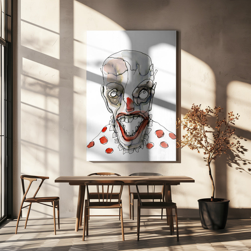 Clowns Of The Pizza Party | Canvas