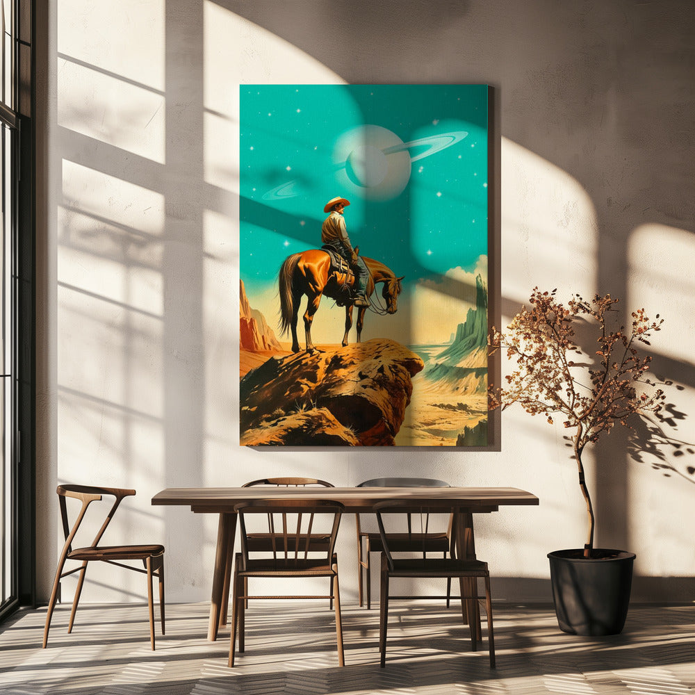 A Western Astronaut | Canvas
