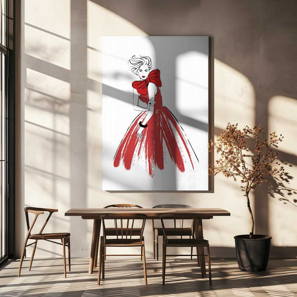 Red Lady | Canvas