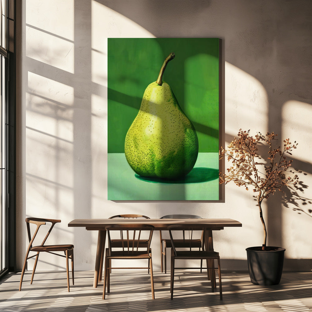 Green Pear | Canvas