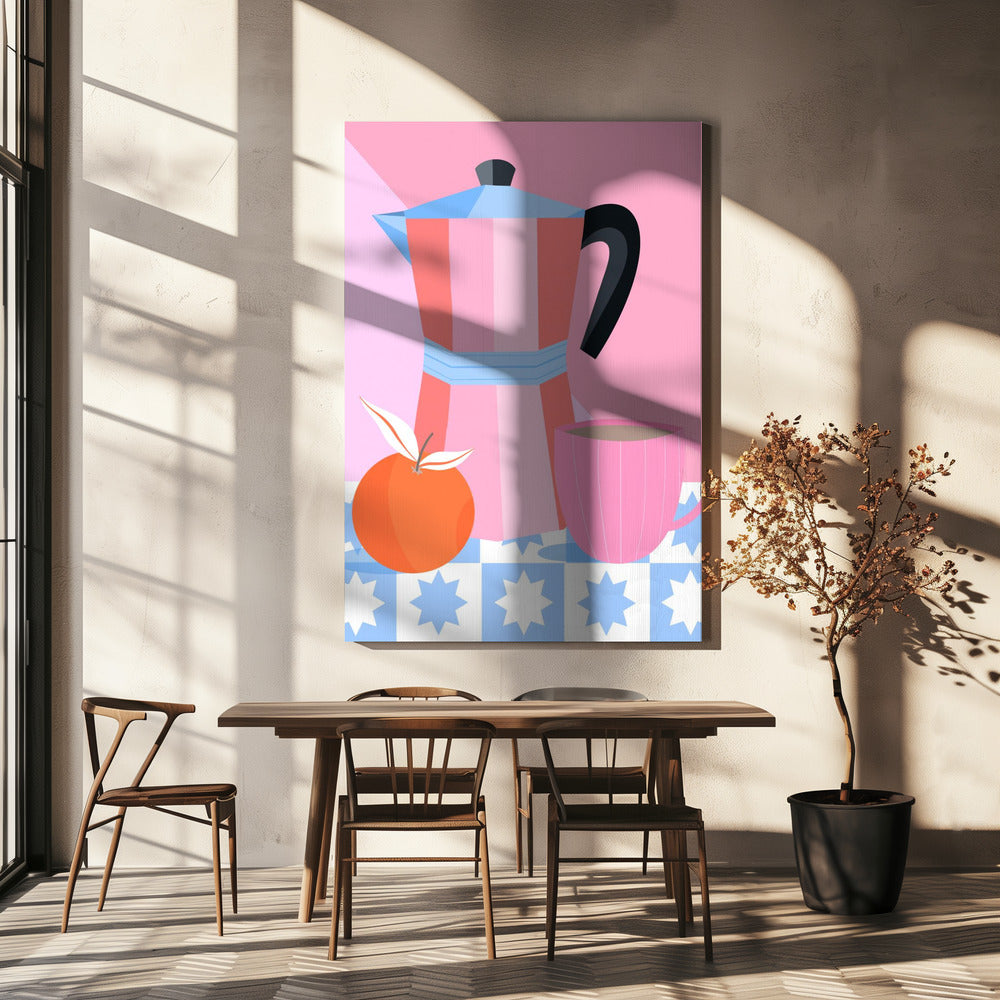 Still Life with Moka Pot | Canvas