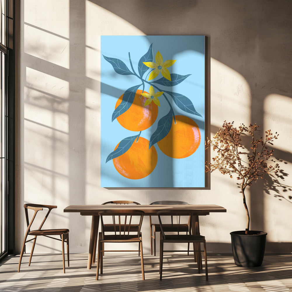 Orange Branch | Canvas