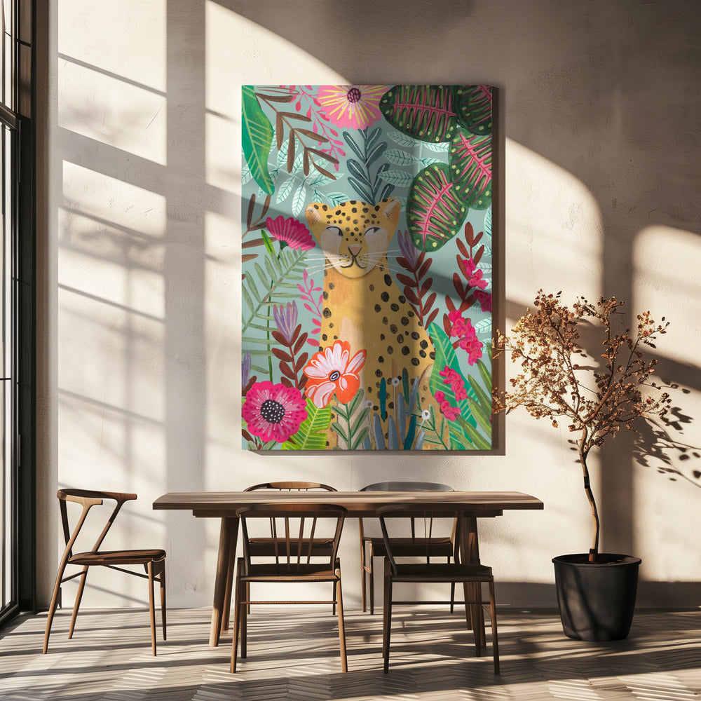 Leopard in the Jungle | Canvas