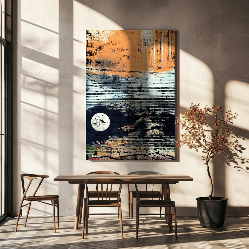 Lunar Haze Reflection | Canvas