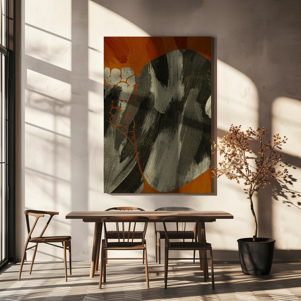 Earthy Abstract Flow | Canvas