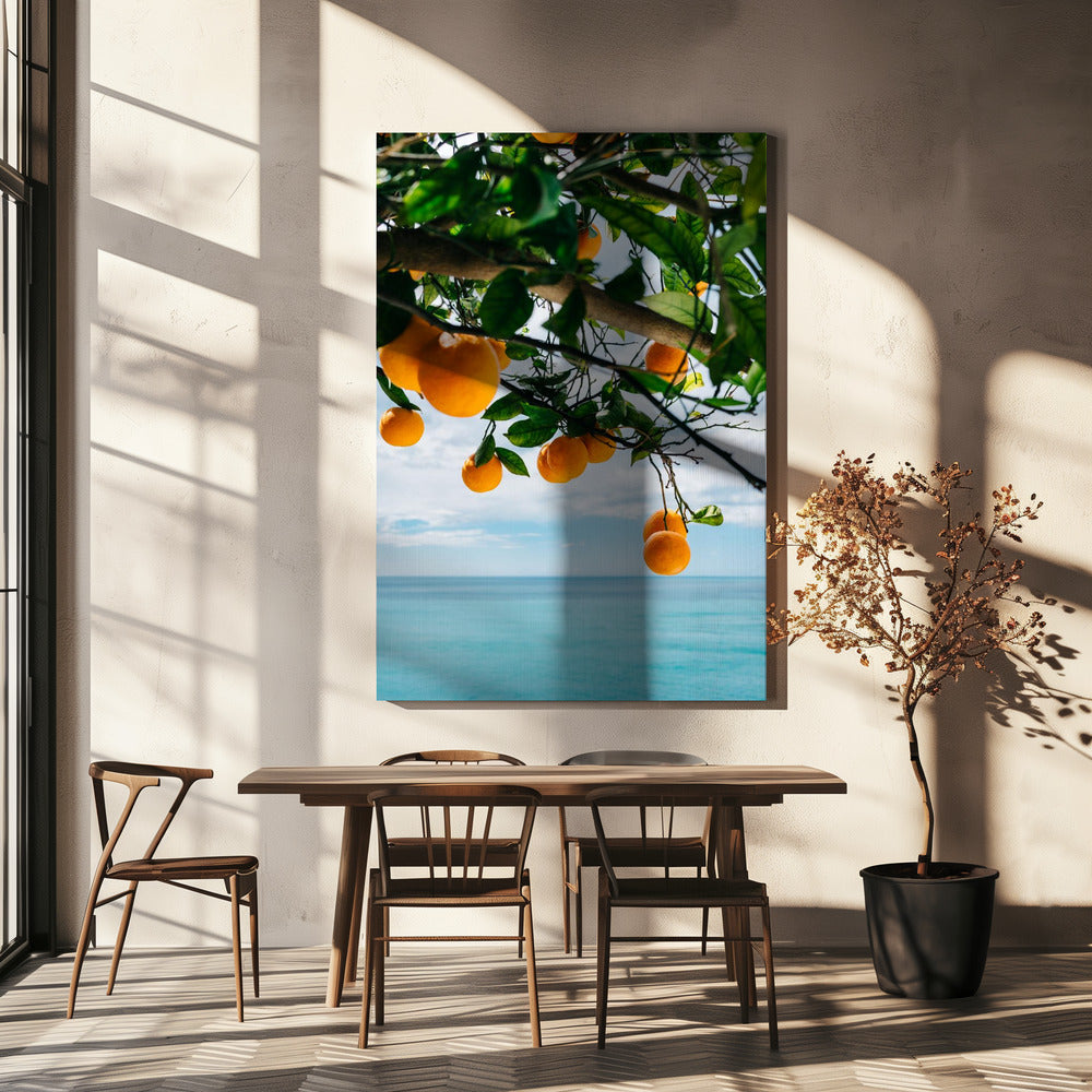 Amalfi Coast Oranges IV | Canvas