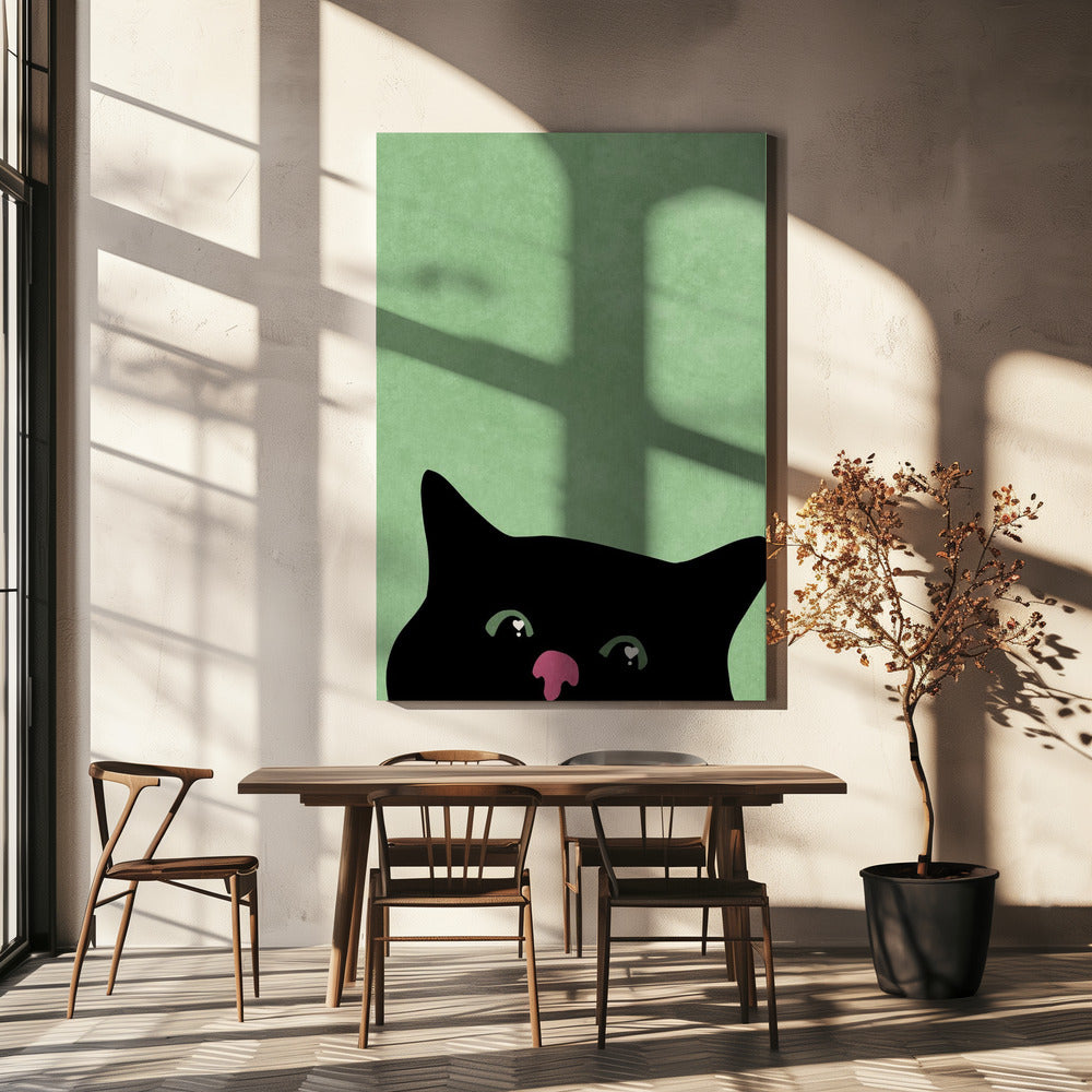 Curious cat | Canvas