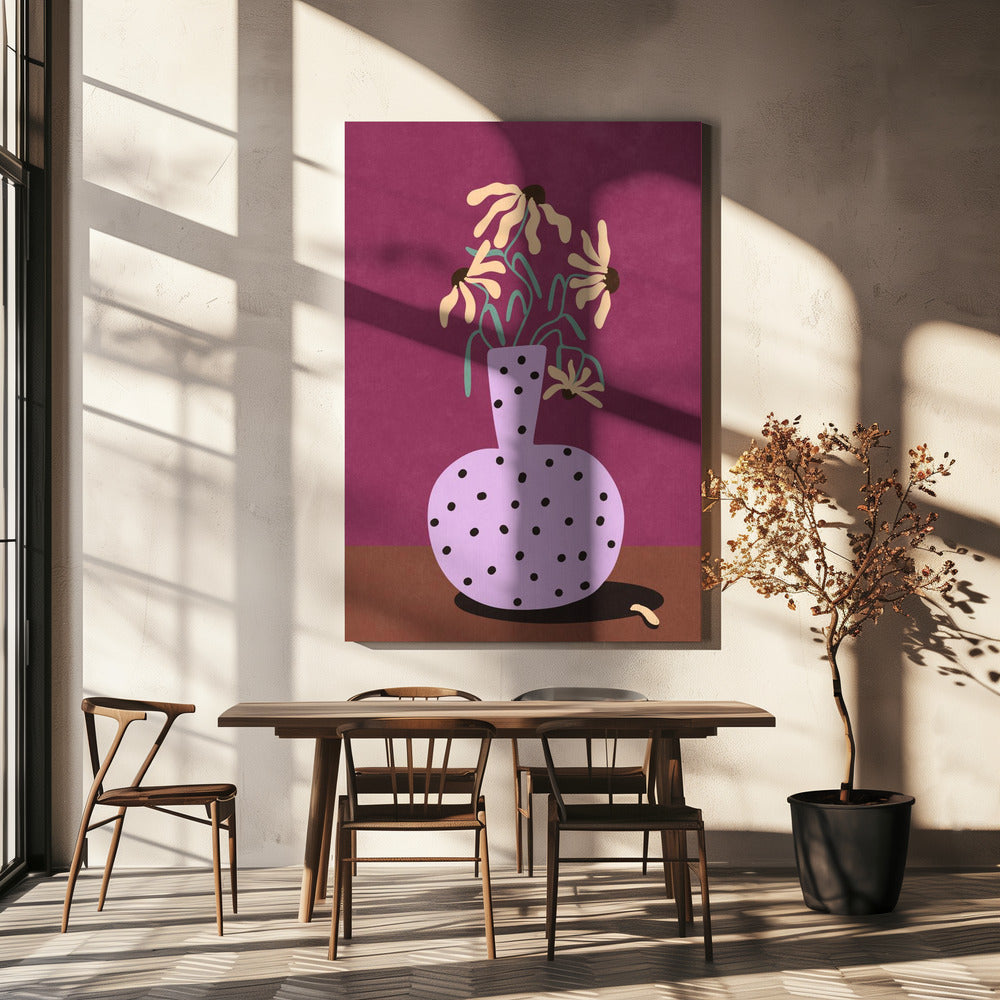 Flowers in Vase | Canvas