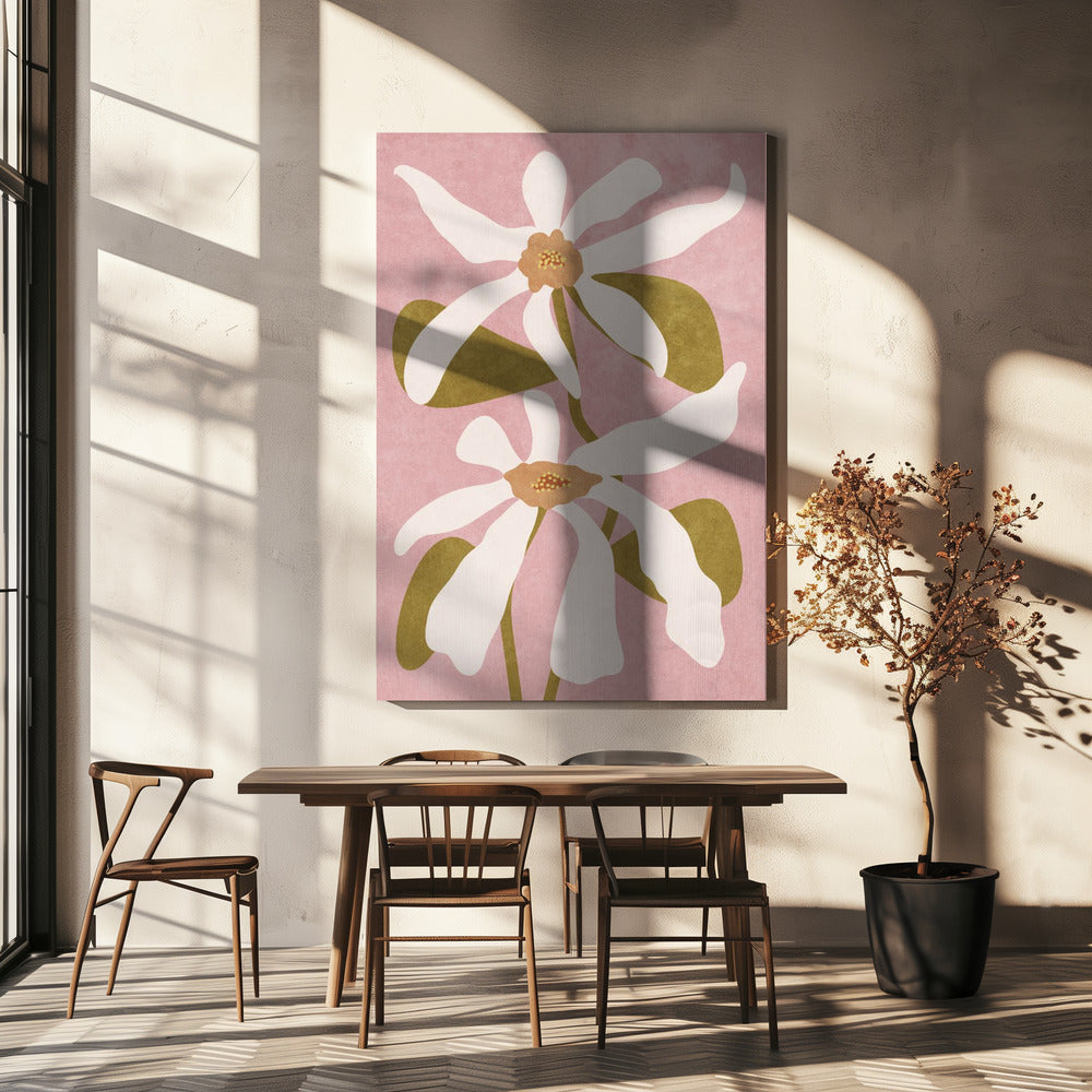 Abstract Flowers I | Canvas