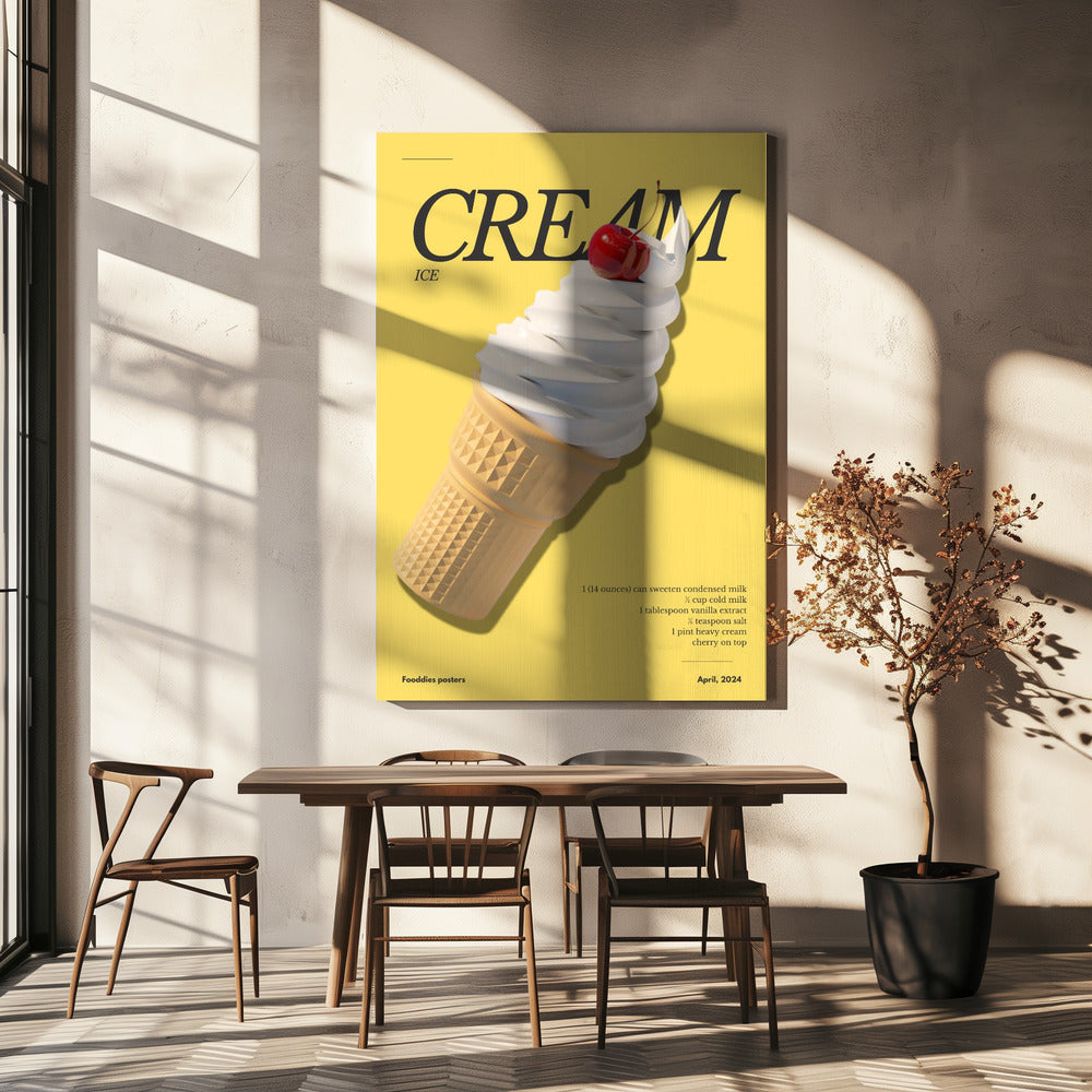 Cherry on Top Ice Cream | Canvas