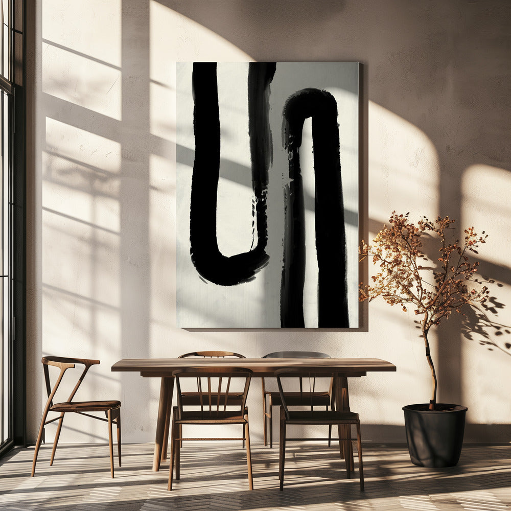 Monochrome Flow | Canvas