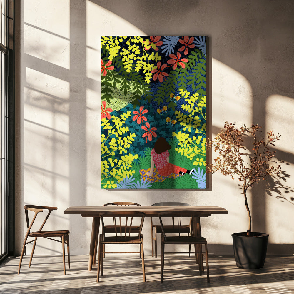 Picknic in the forest | Canvas