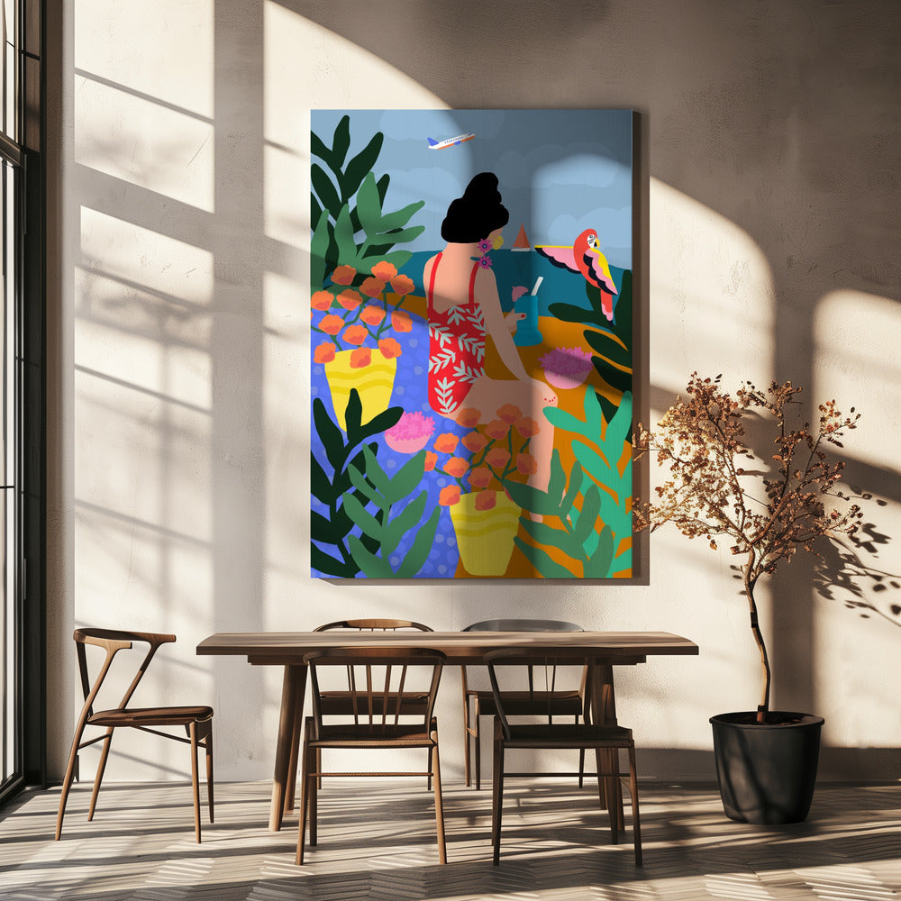 Tropical Vacation | Canvas