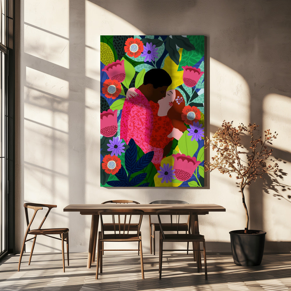 Floral Kiss | Canvas