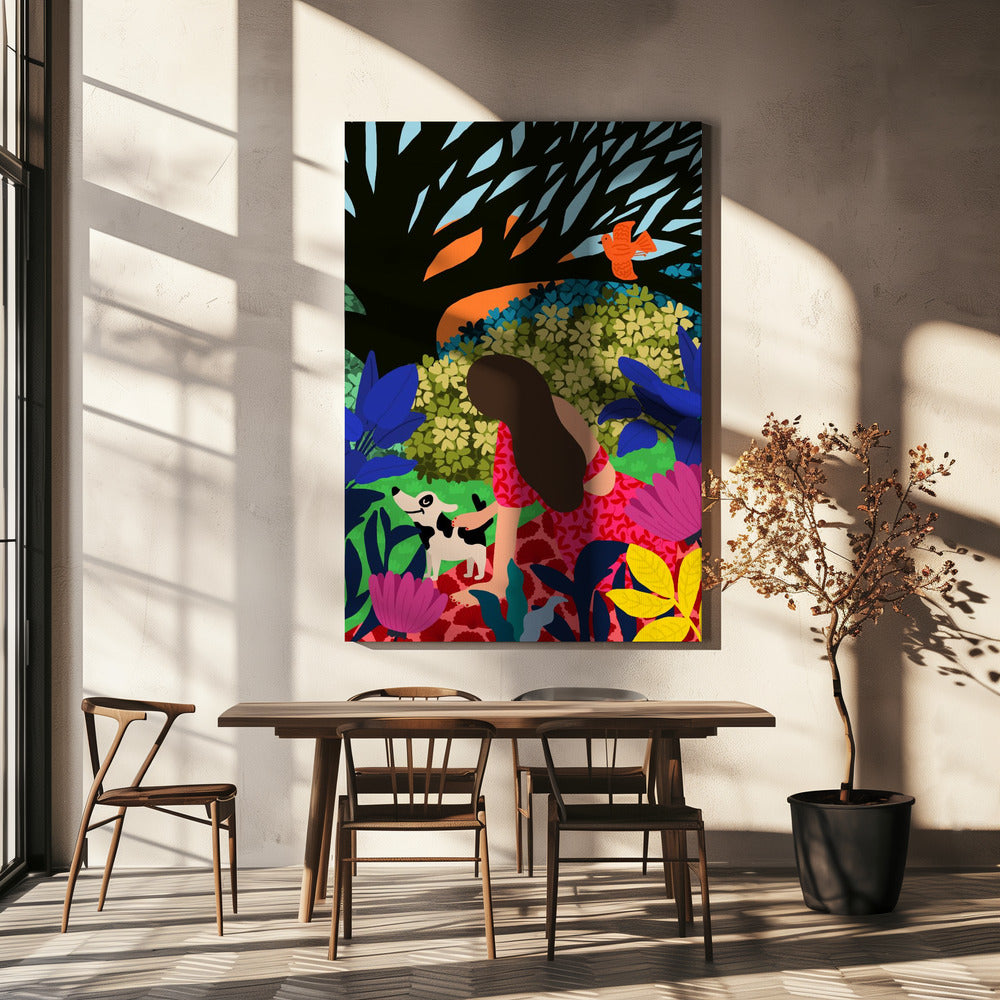 Quality time in Park | Canvas