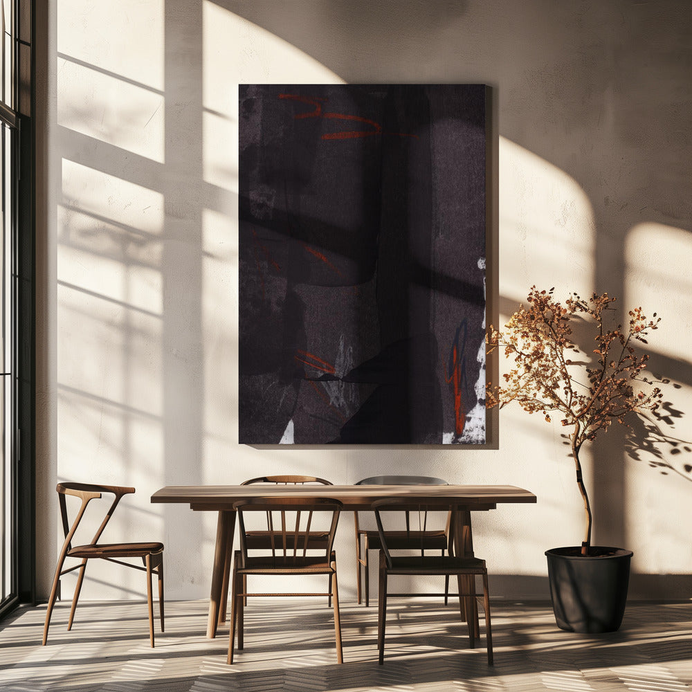 Crimson Shadows | Canvas