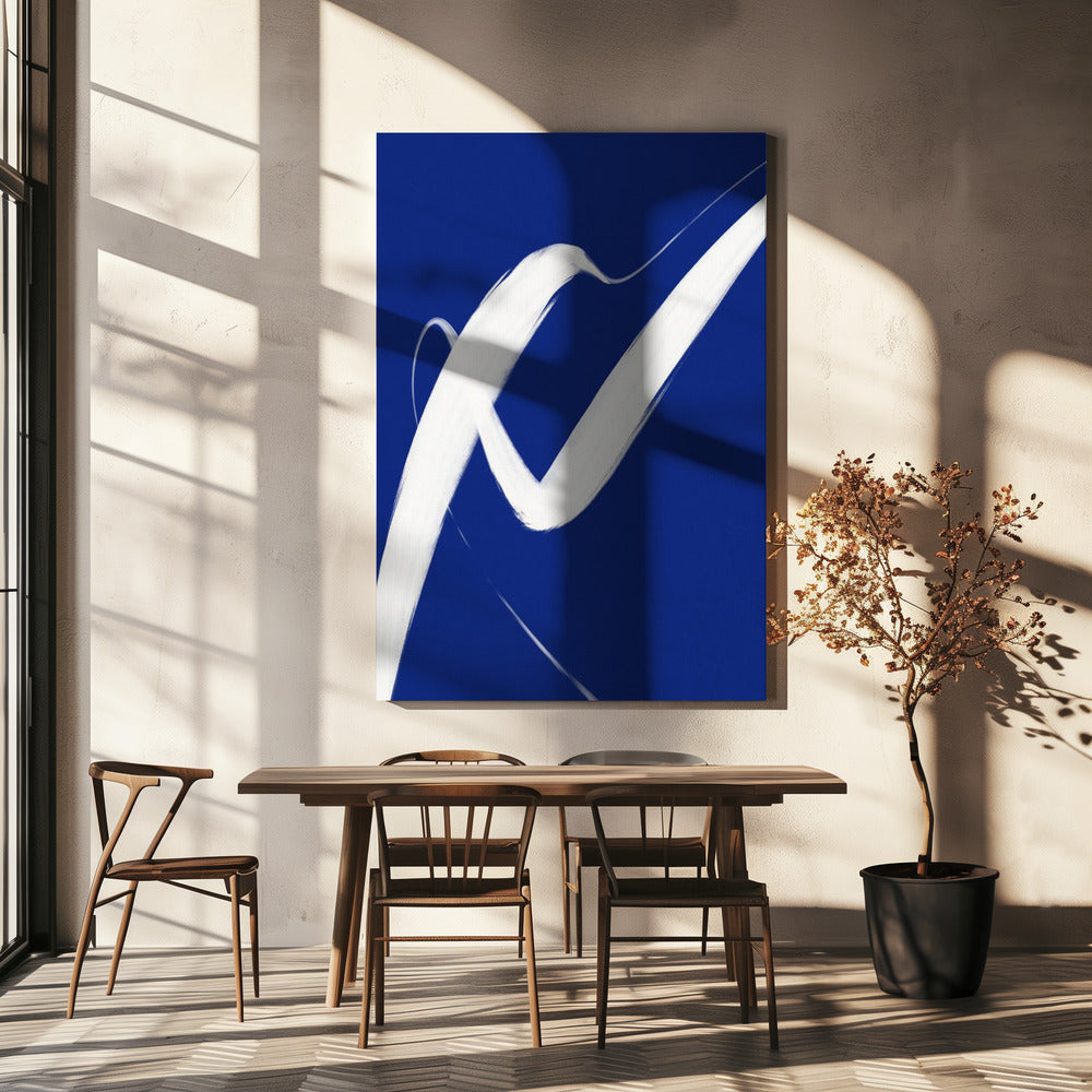 Blue Whirl Dance | Canvas