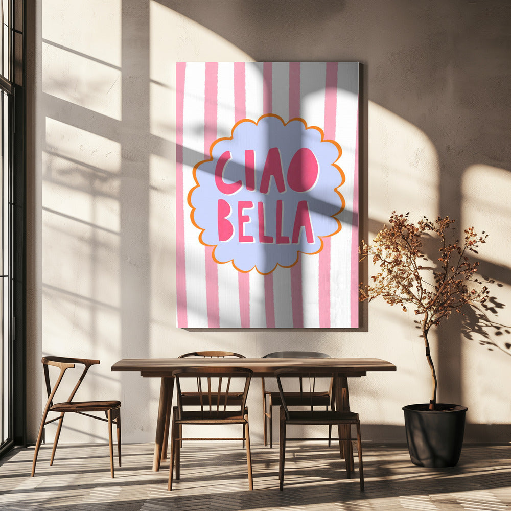 Pink Greetings | Canvas