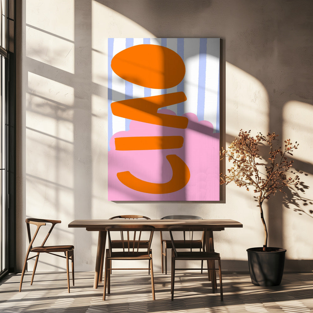 Floating Shapes Parade | Canvas