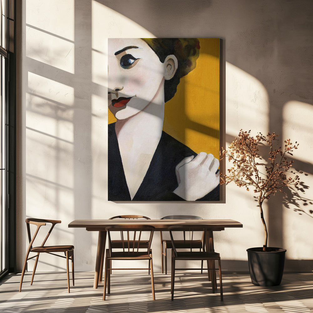 Woman Ochre | Canvas